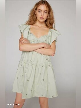 en saison ottis mini dress Ottis Floral Cutwork Minidress (Women)